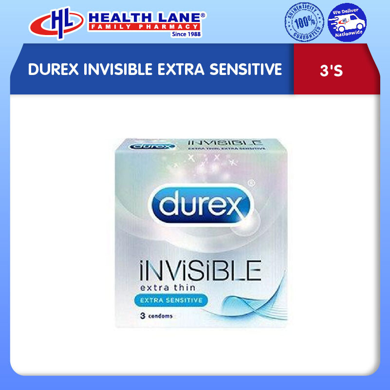 DUREX INVISIBLE EXTRA SENSITIF (3'S)